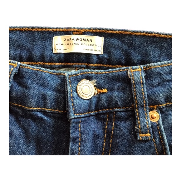 NWOT Zara Woman Hi-Rise Straight Leg Jean Size 4 - Picture 5 of 5